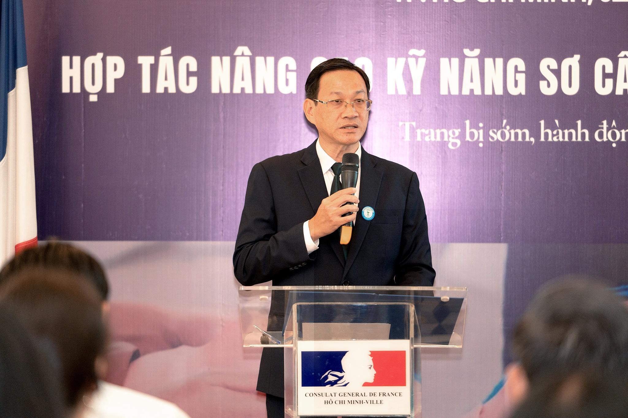 GS.TS.DS Nguyễn Đức Tuấn phát biểu tại sự kiện. 