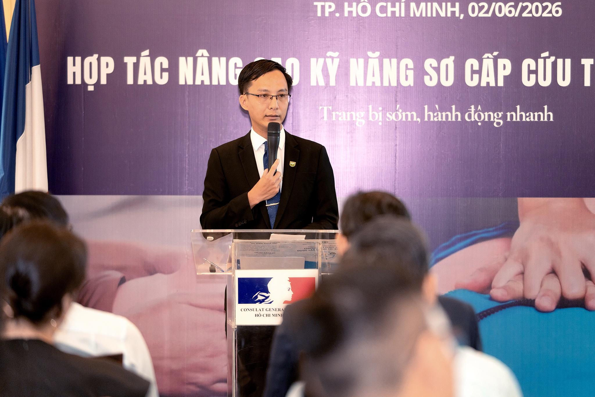  PGS.TS.DS Võ Quang Trung chia sẻ tại sự kiện. 