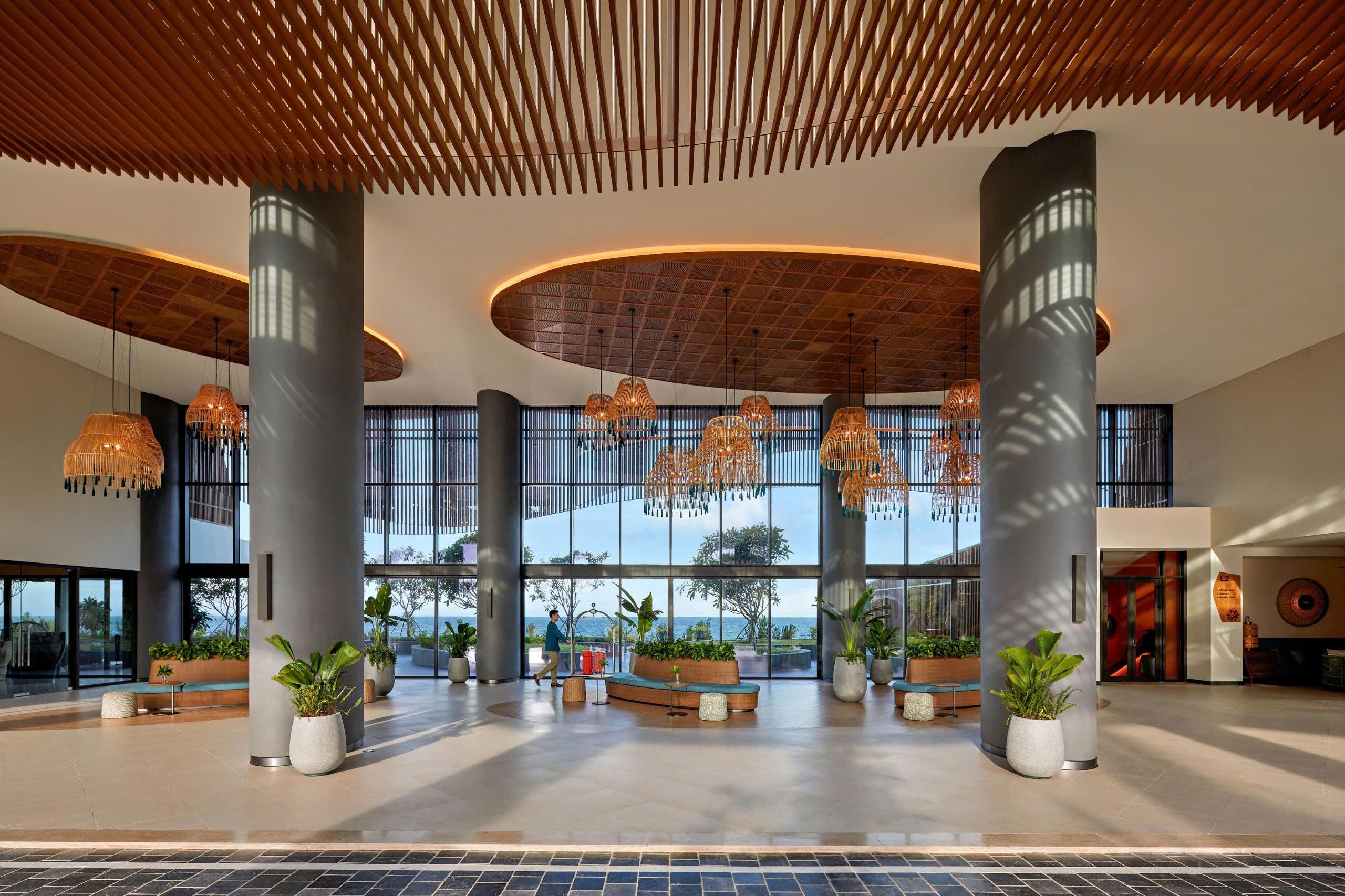  Bên trong resort cao cấp ở Quan Lạn. Ảnh: Angsana Quan Lạn. 