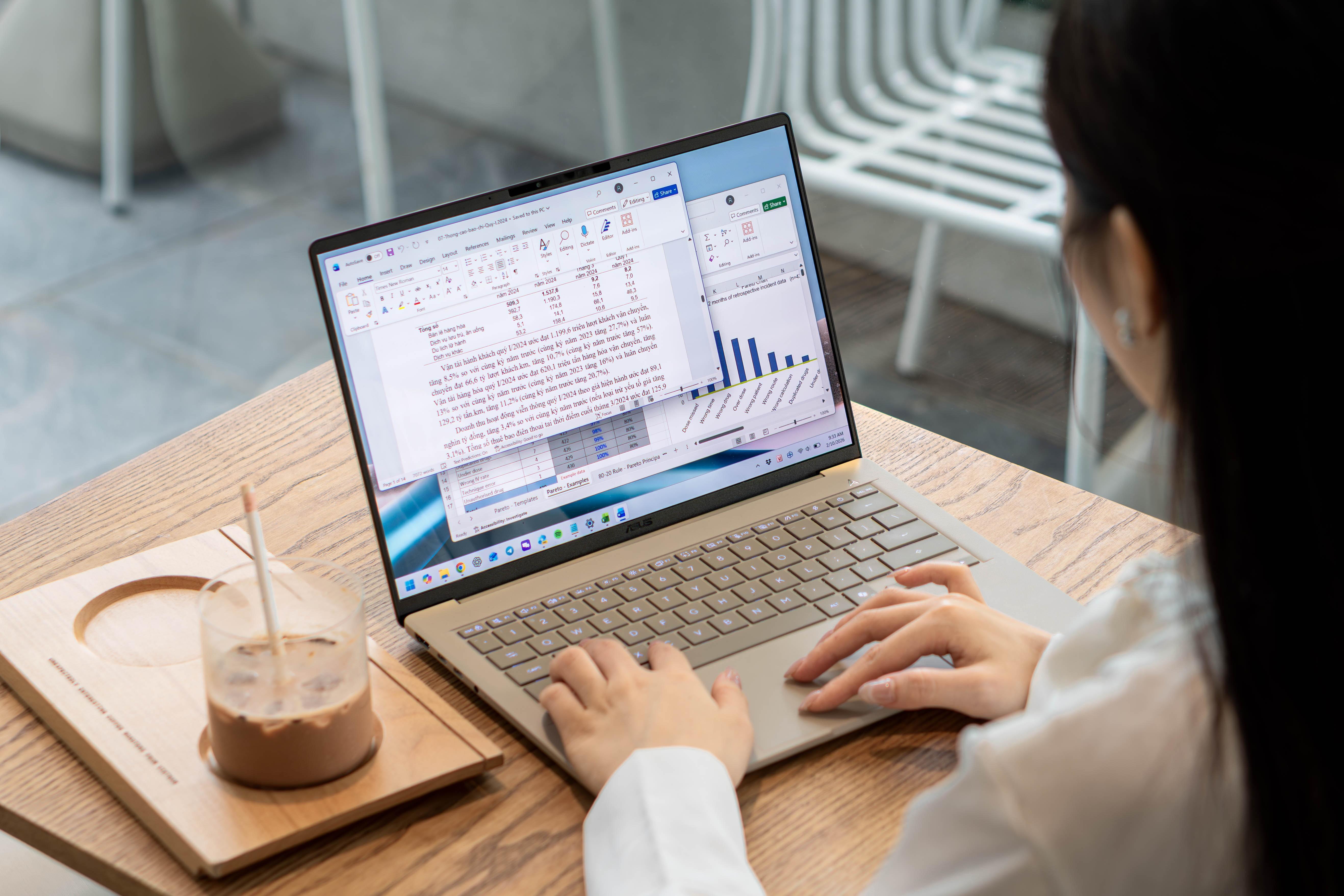  Zenbook A14 có hiệu năng đủ mạnh mẽ để thực hiện nhiều tác vụ. 