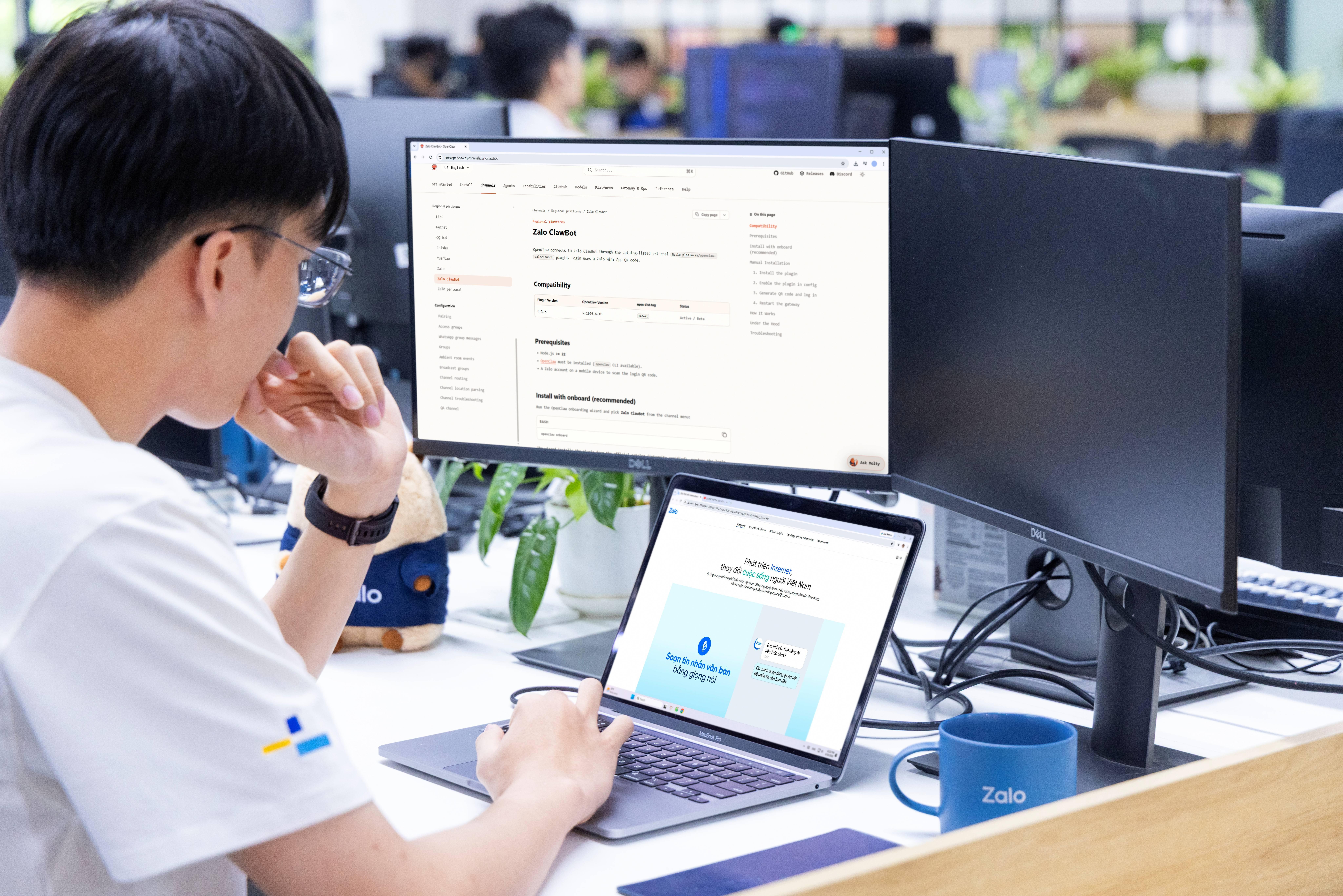  Thông tin về plugin của Zalo trên trang web chính thức của OpenClaw. 