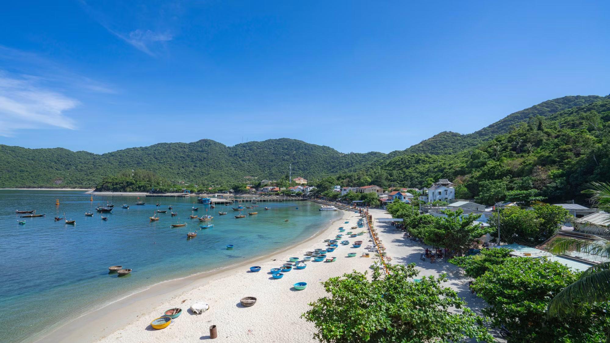 Những rạn san hô gần bờ được phân bố ở rộng khắp, bao bọc lấy hòn đảo từ Bãi Làng, Bãi Xép, Bãi Hương kéo dài đến tận khu vực Bãi Bắc.