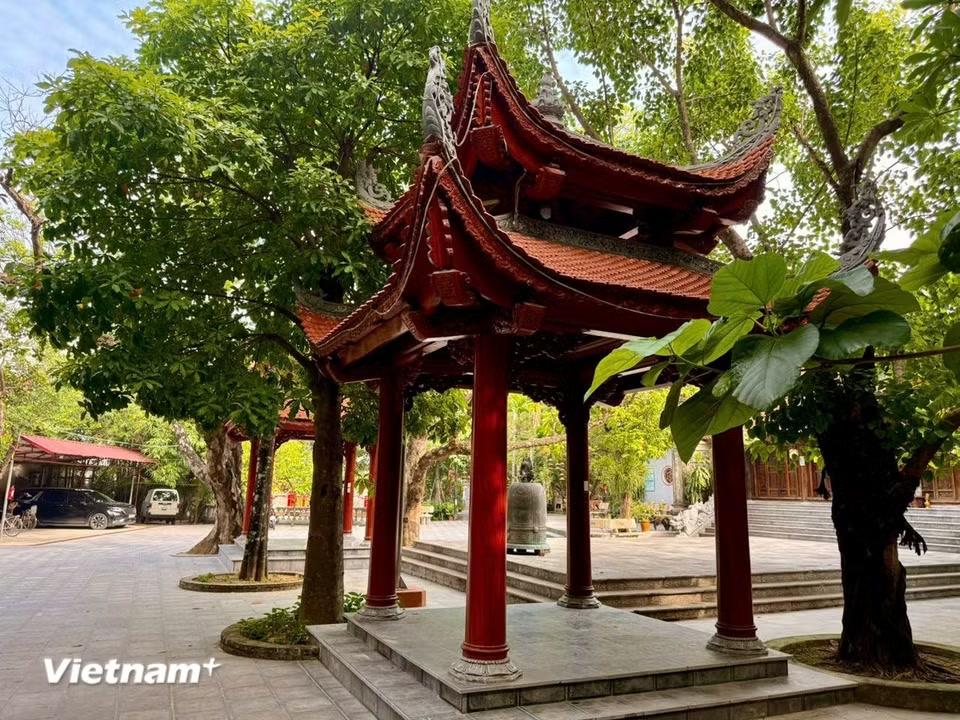 Chùa đã được công nhận là di tích kiến trúc nghệ thuật cấp Quốc gia ngày 31/01/1992. (Ảnh: Thái Hà/Vietnam+)