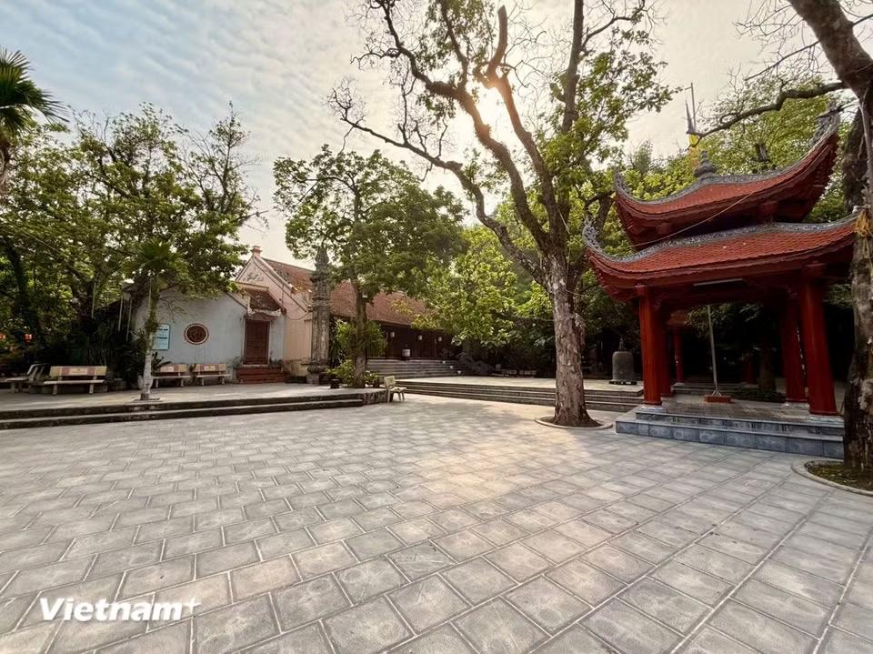 Vẻ đẹp thanh tịnh dưới ánh hoàng hôn. (Ảnh: Thái Hà/Vietnam+)