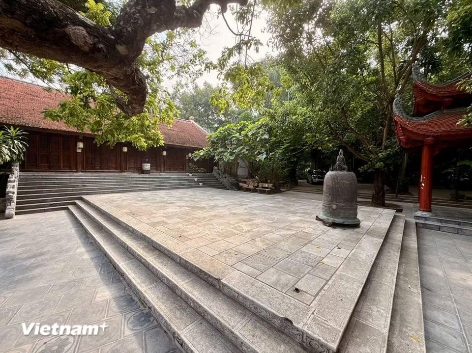 Không gian thanh tịnh tại Chùa Khai Nguyên. (Ảnh: Thái Hà/Vietnam+)