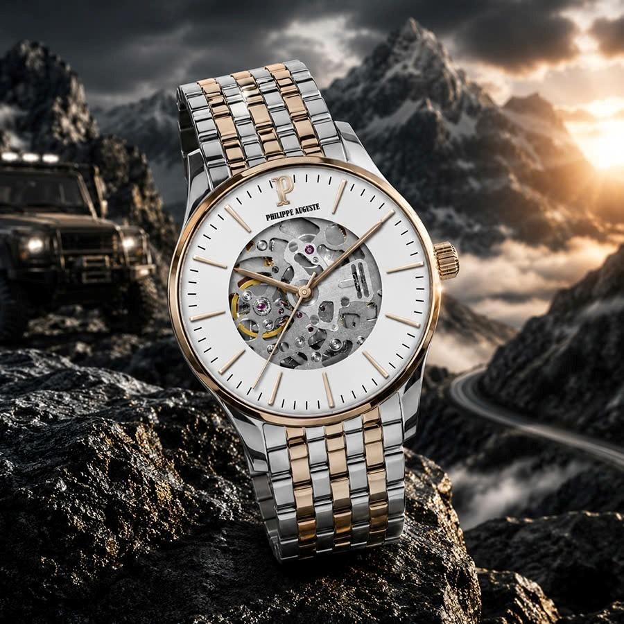  Đồng hồ Philippe Auguste chính hãng tại Đăng Quang Watch. 