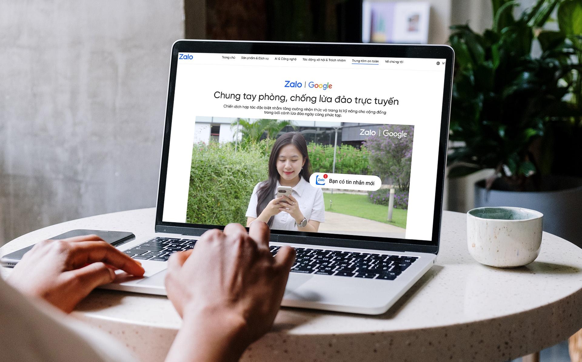  Trang thông tin Trung tâm an toàn nối dài sự đồng hành của Zalo cùng người dùng vì một môi trường số an toàn. 
