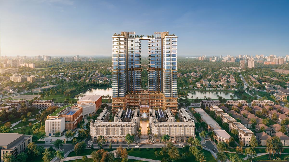  Rivea Residences thuộc khu phức hợp hạng sang Rivea Hanoi có quy mô gần 3 ha. 