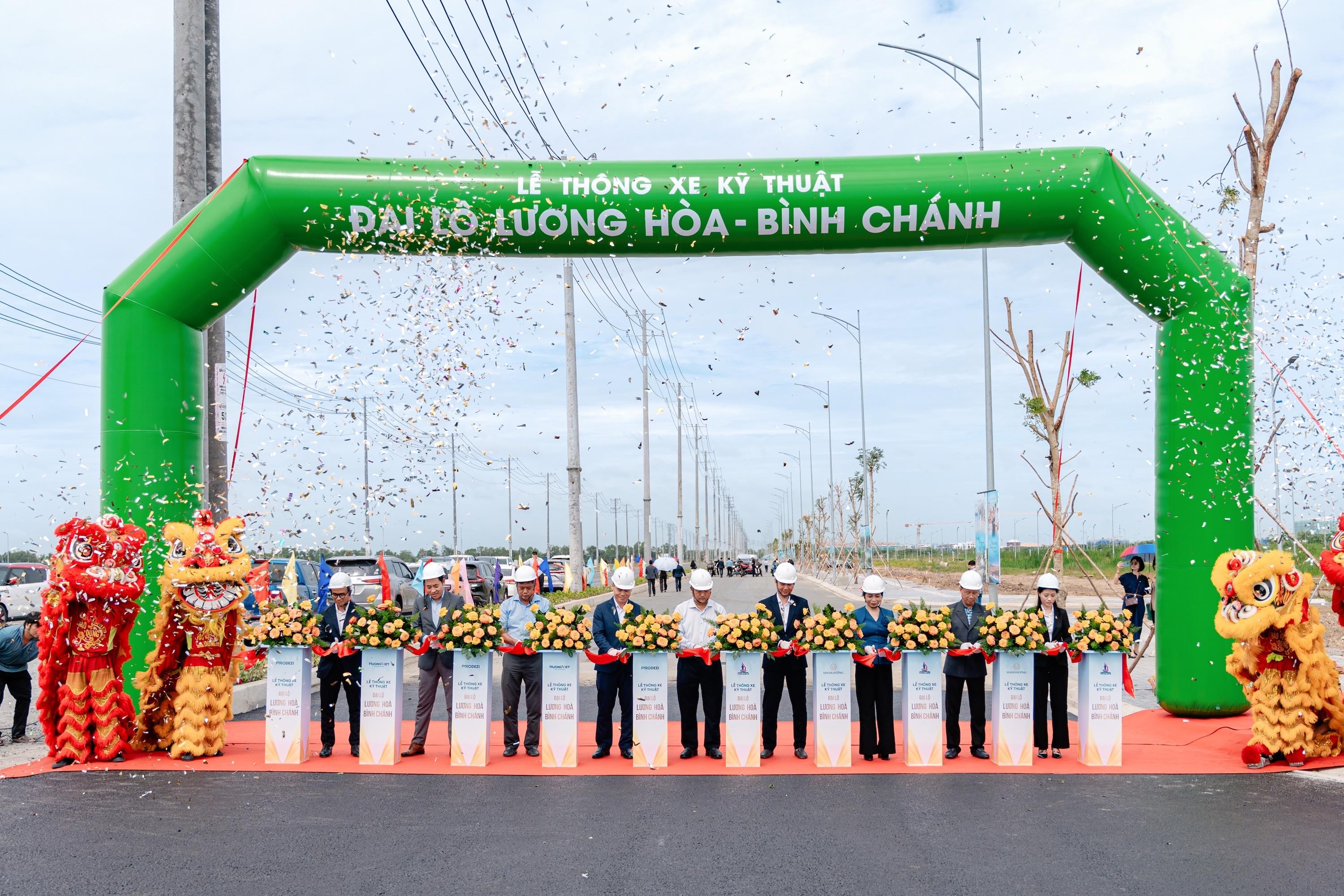 Đại lộ Lương Hòa - Bình Chánh thông xe, đánh dấu bước tiến mới trong phát triển hạ tầng, kết nối vùng và thúc đẩy giao thương.