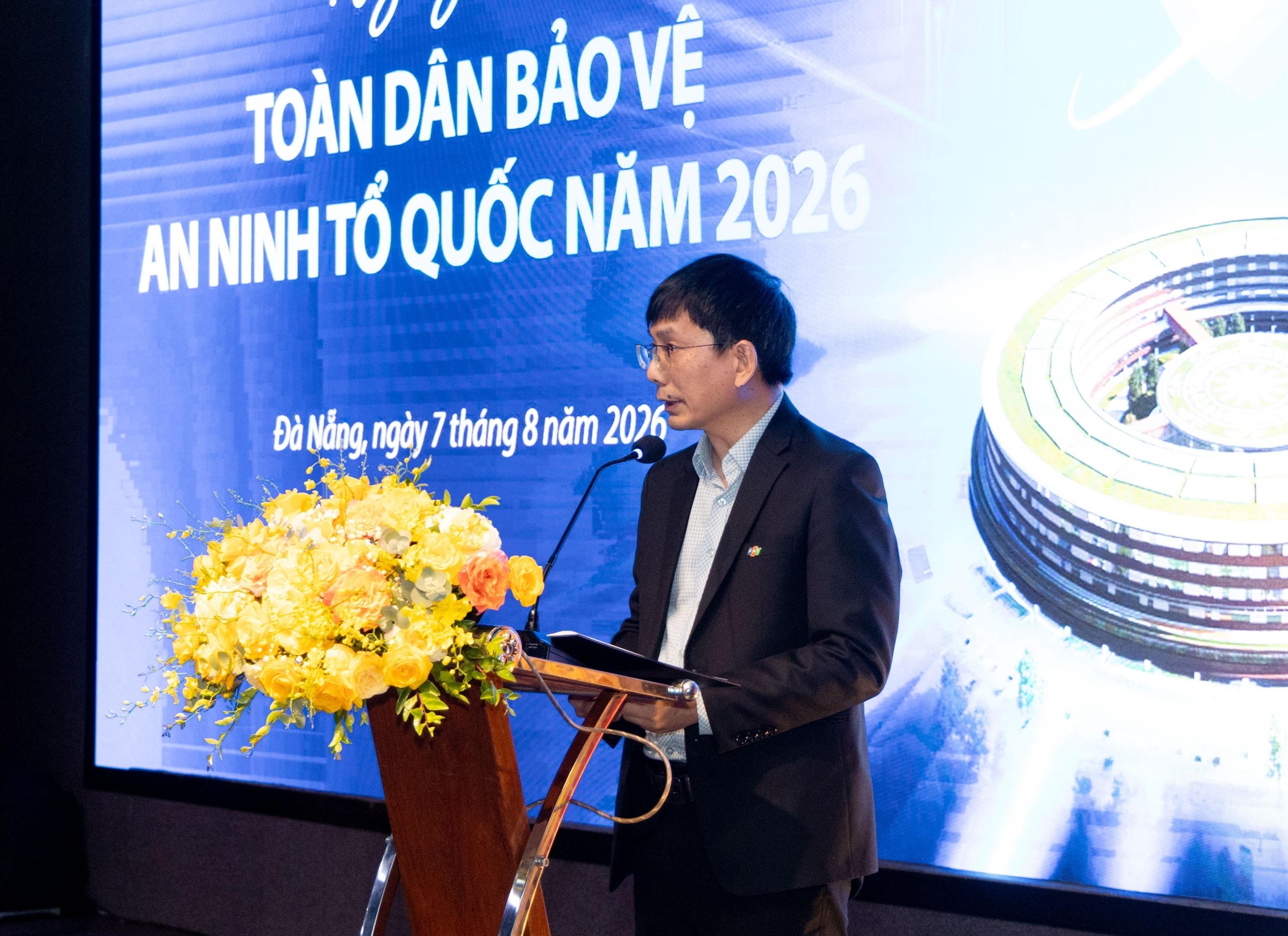  Ông Nguyễn Tuấn Phương, đại diện Tập đoàn FPT, phát biểu tại sự kiện. 