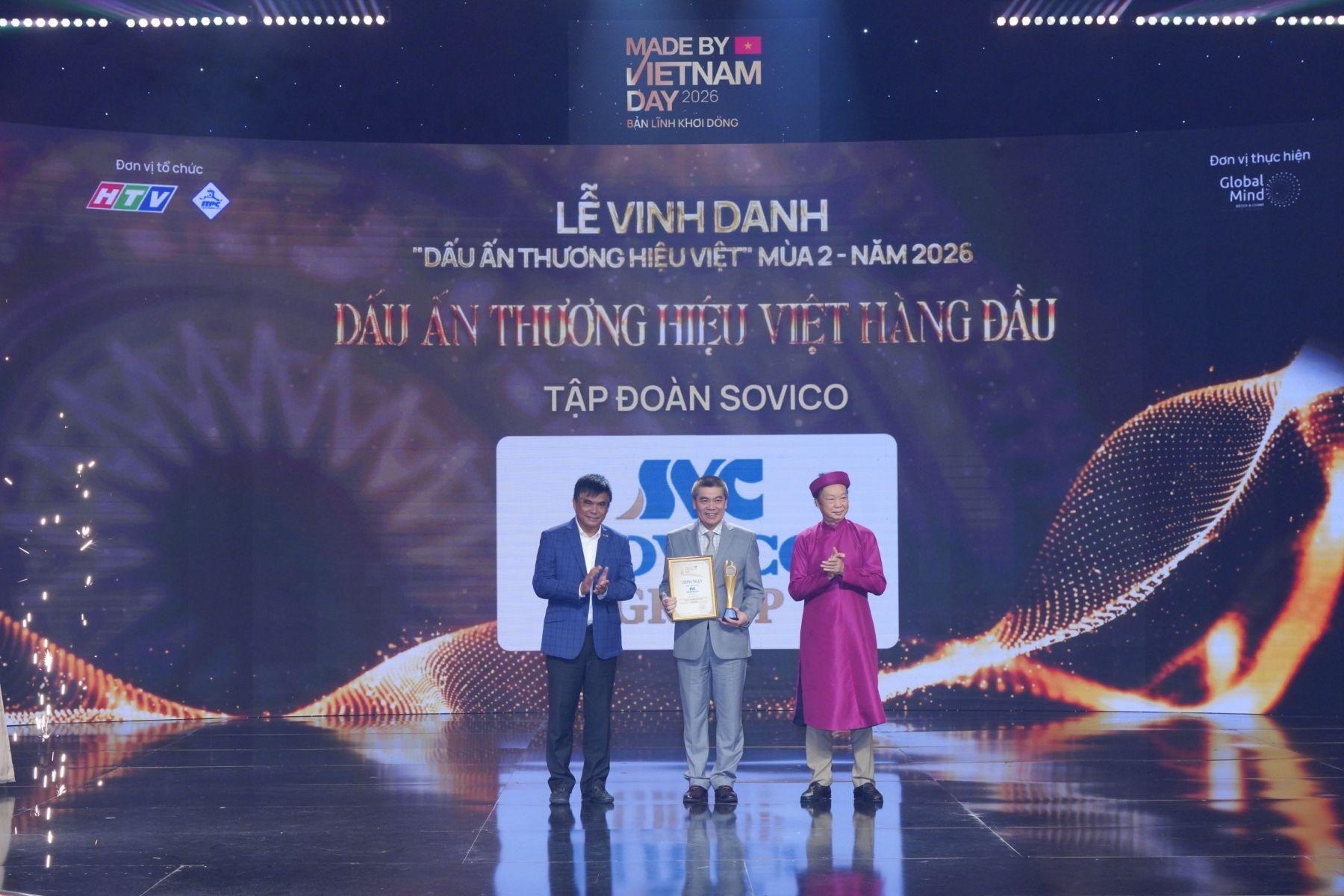  Sovico được vinh danh với giải thưởng “Dấu ấn thương hiệu Việt hàng đầu”, không ngừng khẳng định bản lĩnh, trí tuệ trên toàn cầu. 