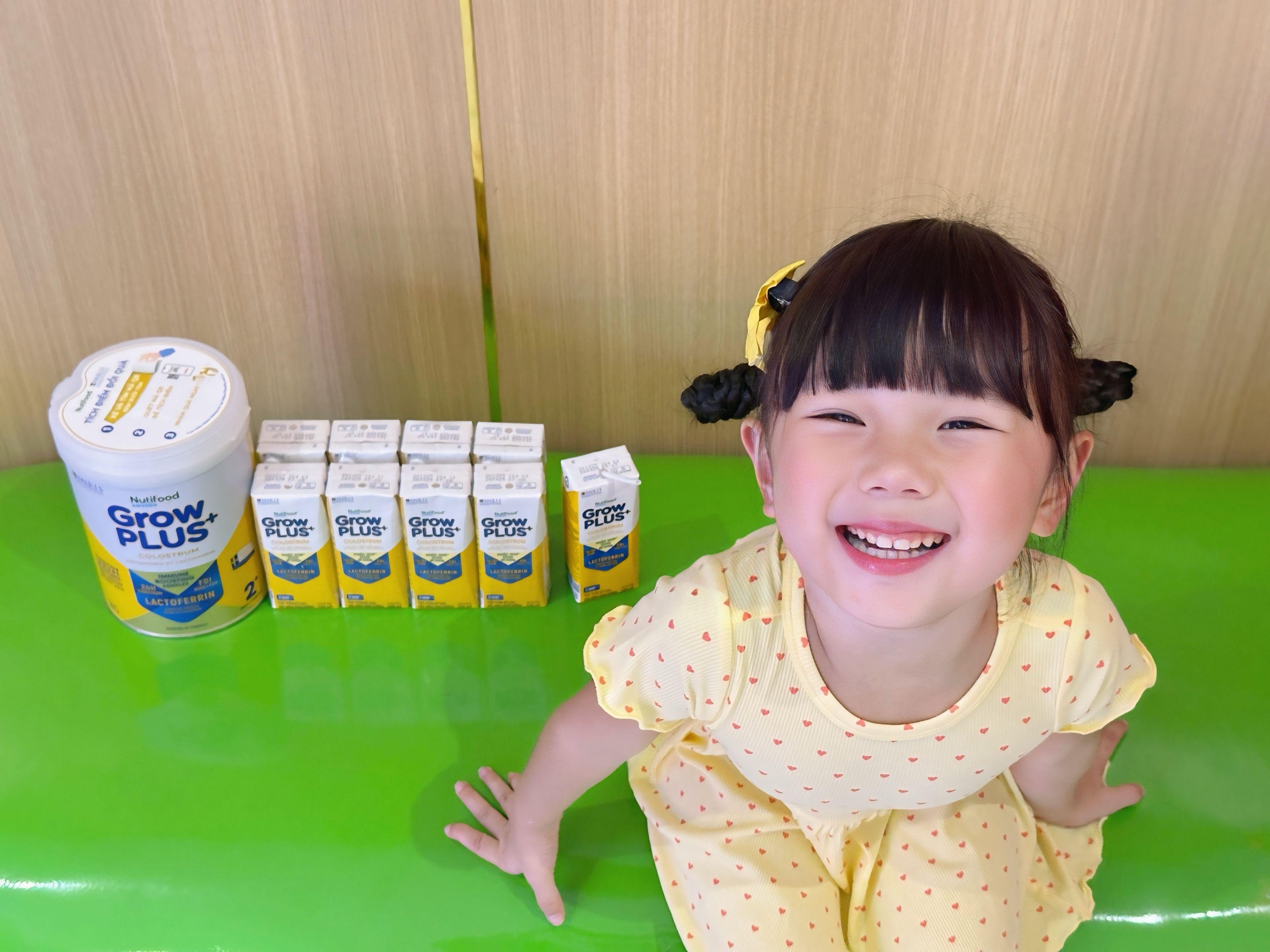 Khi trẻ được cung cấp đầy đủ dưỡng chất mỗi ngày, cơ thể có thêm điều kiện để phát triển tốt hơn.