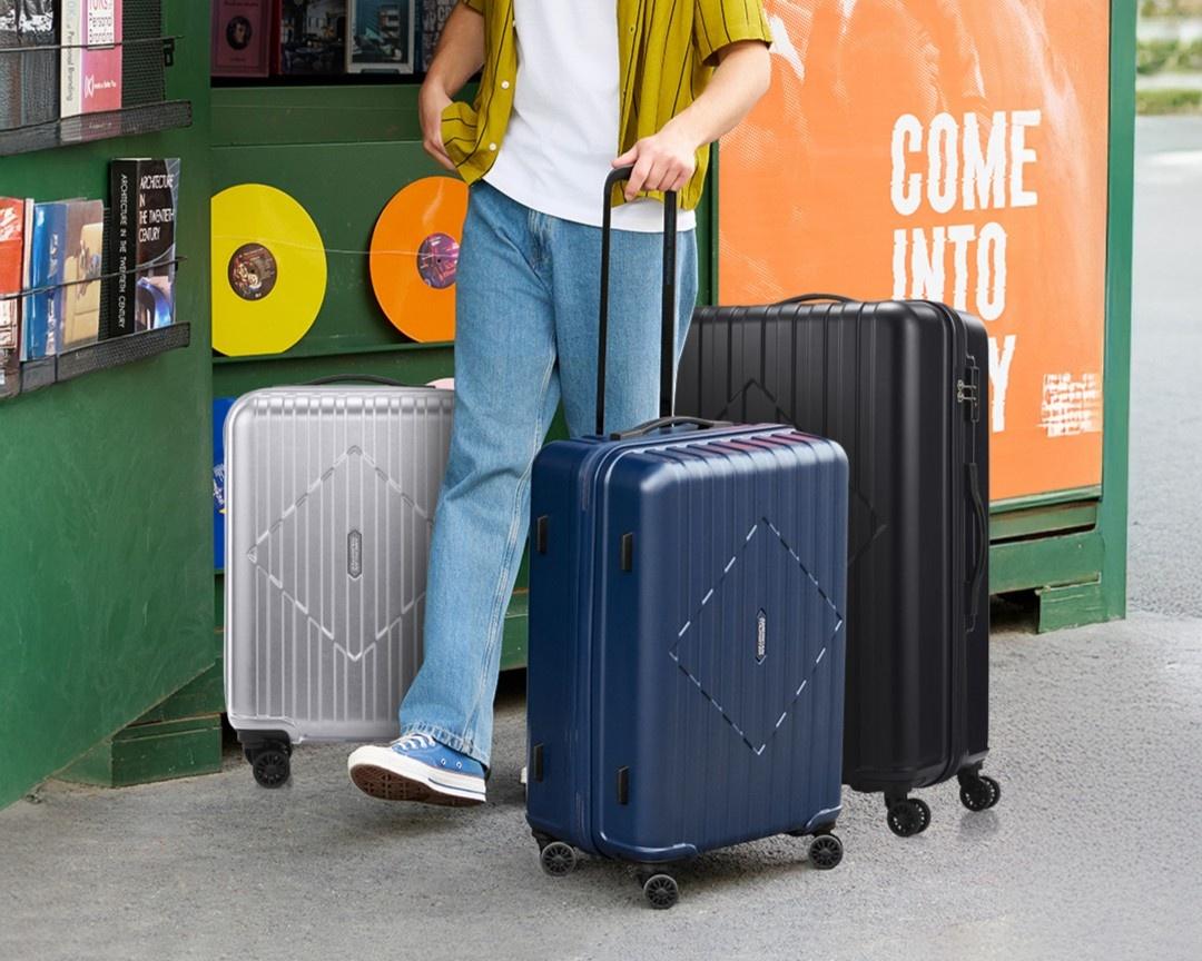  Combo 3 vali American Tourister Skytrac mang đến đa dạng nhu cầu sử dụng. Ảnh: American Tourister. 