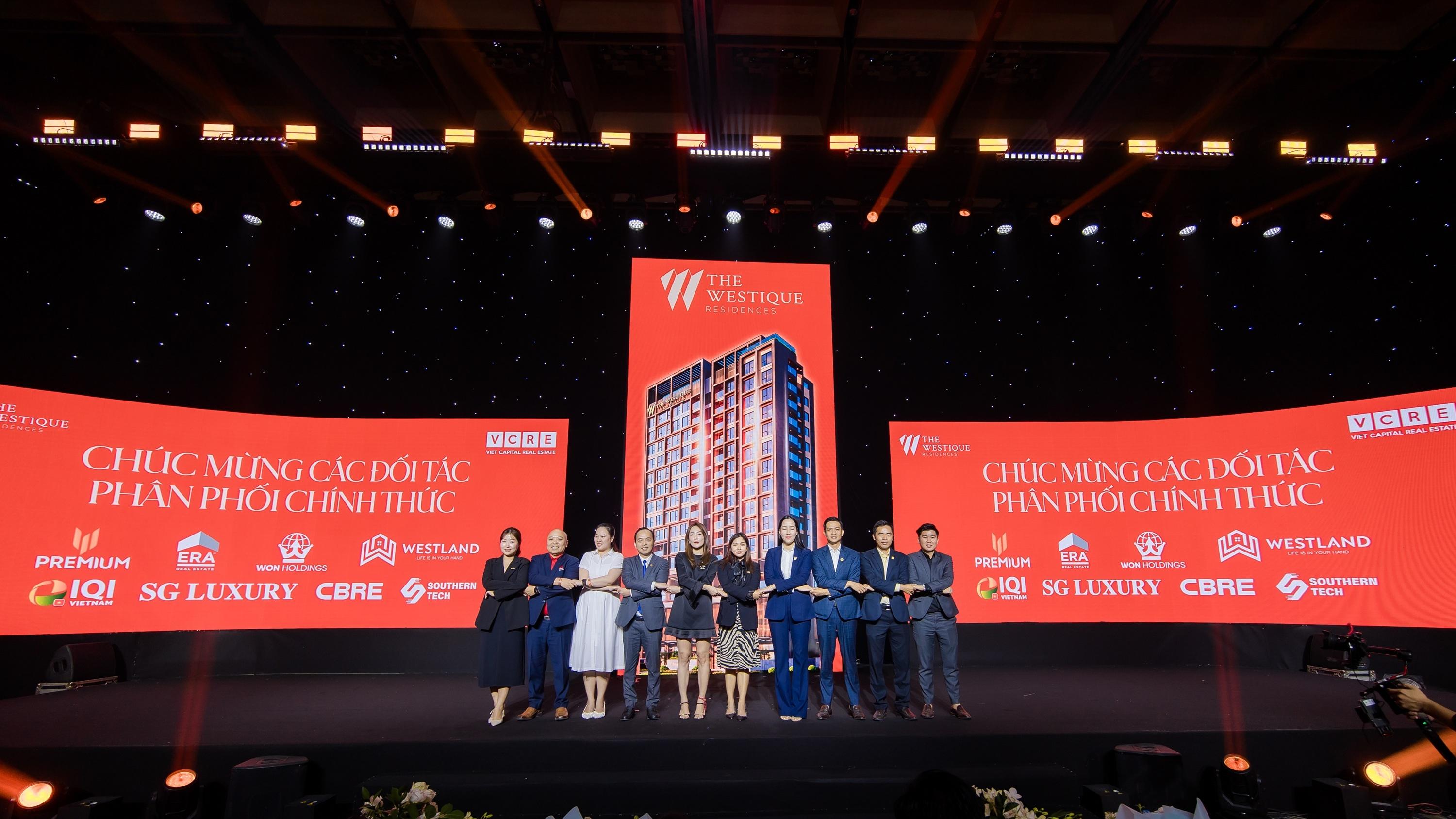 The Westique Residences ra mắt thị trường và công bố 8 đối tác phân phối chính thức tại sự kiện ngày 12/8. 