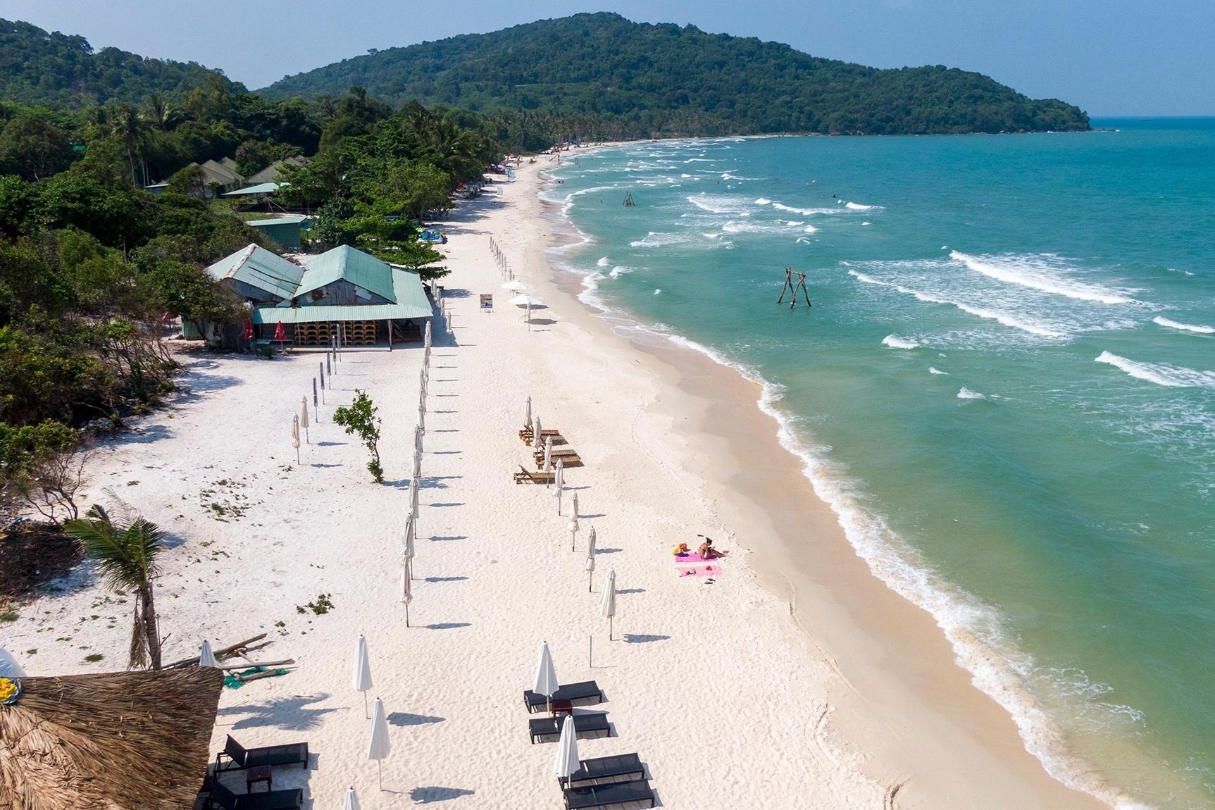  Toàn cảnh Bãi Sao nhìn từ trên cao năm 2020. 