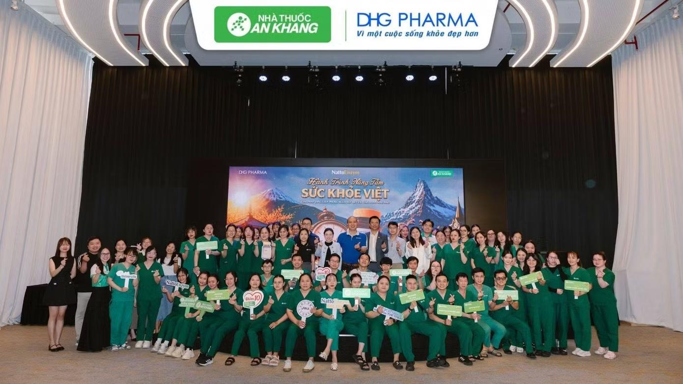 Đội ngũ dược sĩ An Khang thường xuyên tham gia các chương trình đào tạo chuyên sâu cùng các tổ chức y tế và thương hiệu dược phẩm quốc tế