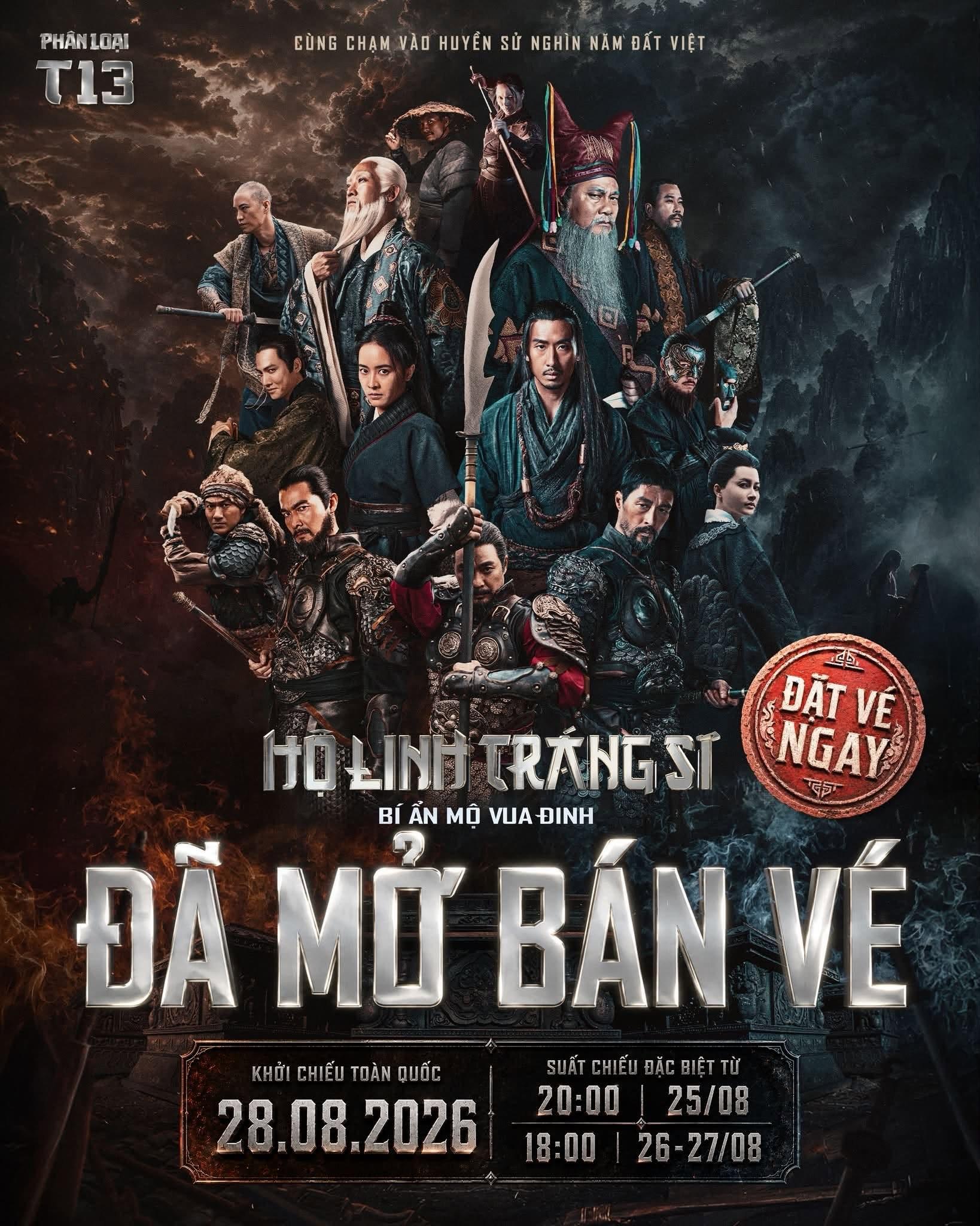 Hộ linh tráng sĩ: Bí ẩn mộ Vua Đinh là một trong những cái tên đáng chú ý trên đường đua phòng vé dịp 2/9.