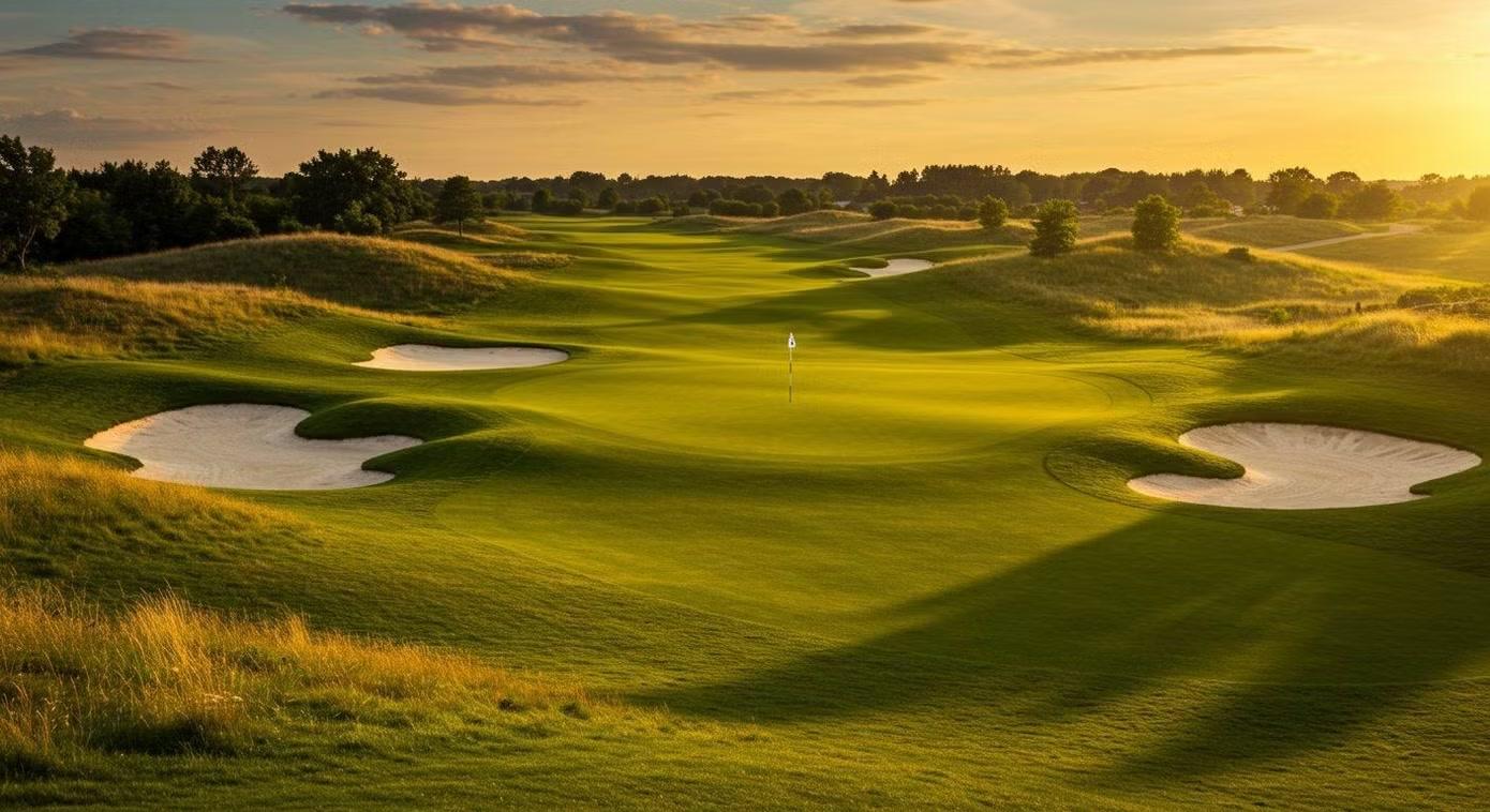 Bộ đôi sân golf tổng 36 hố, 155 ha vừa mang đến trải nghiệm thể thao, vừa mở ra không gian kiến tạo những mối quan hệ cho giới thành đạt.