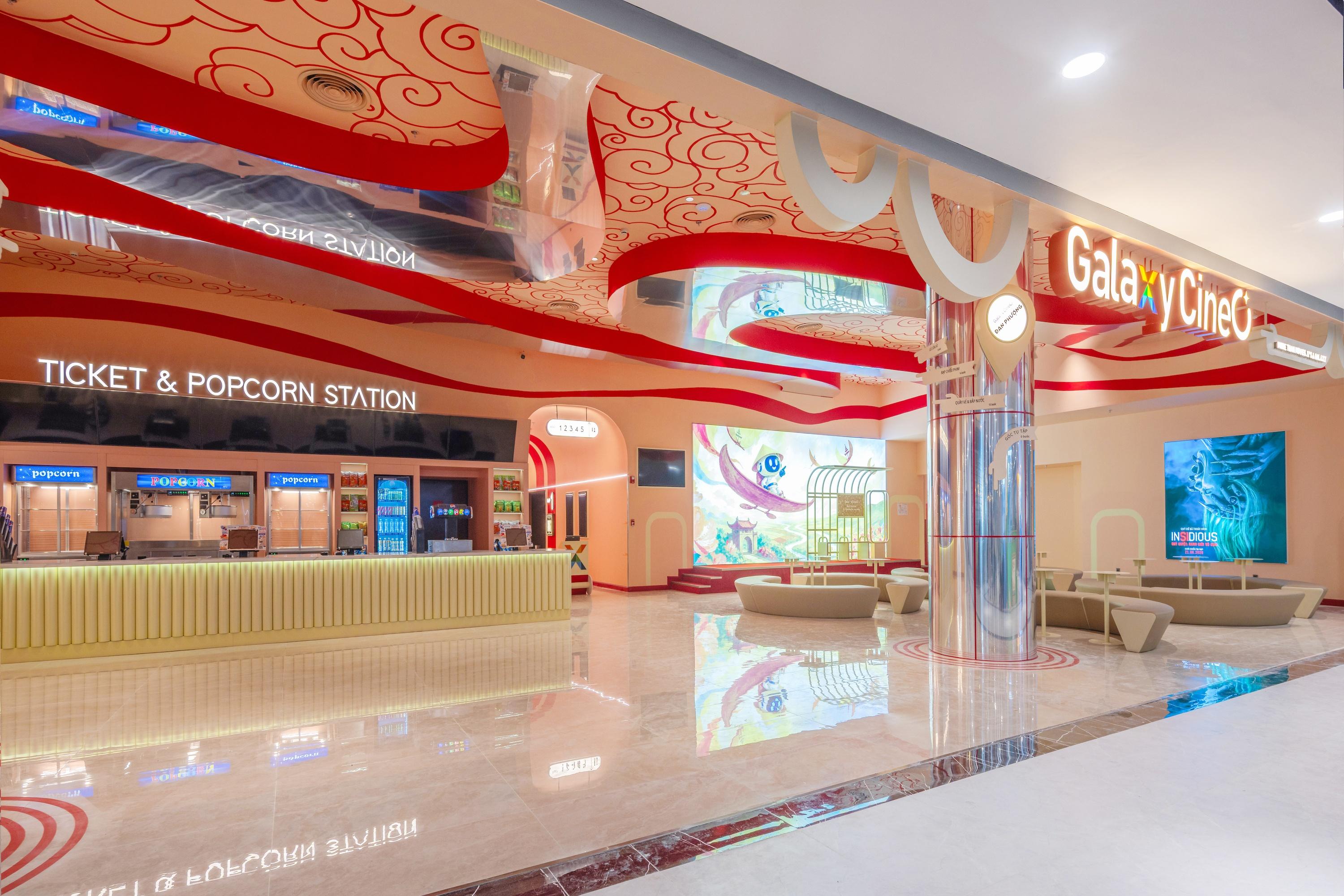  Rạp phim Galaxy CineO Đan Phượng mang concept “The Grand Kite”. 