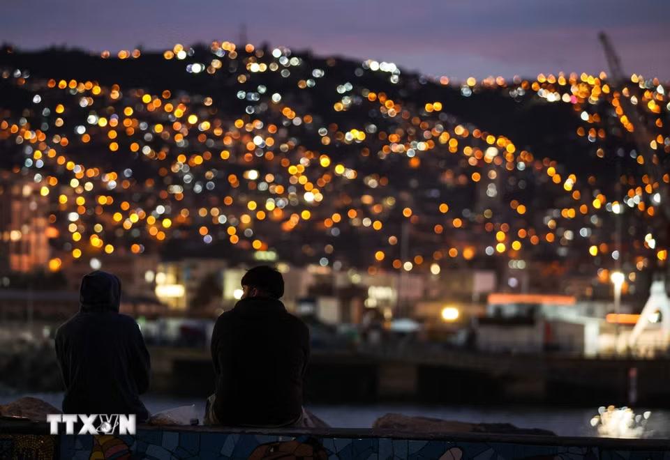 Quang cảnh thành phố Valparaiso, Chile. (Ảnh: THX/TTXVN phát)