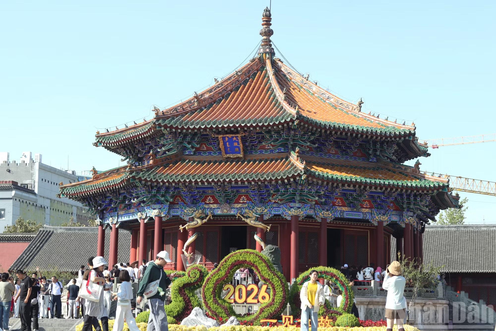 Đại chính điện ở Đông lộ, nơi vua cử hành đại lễ.