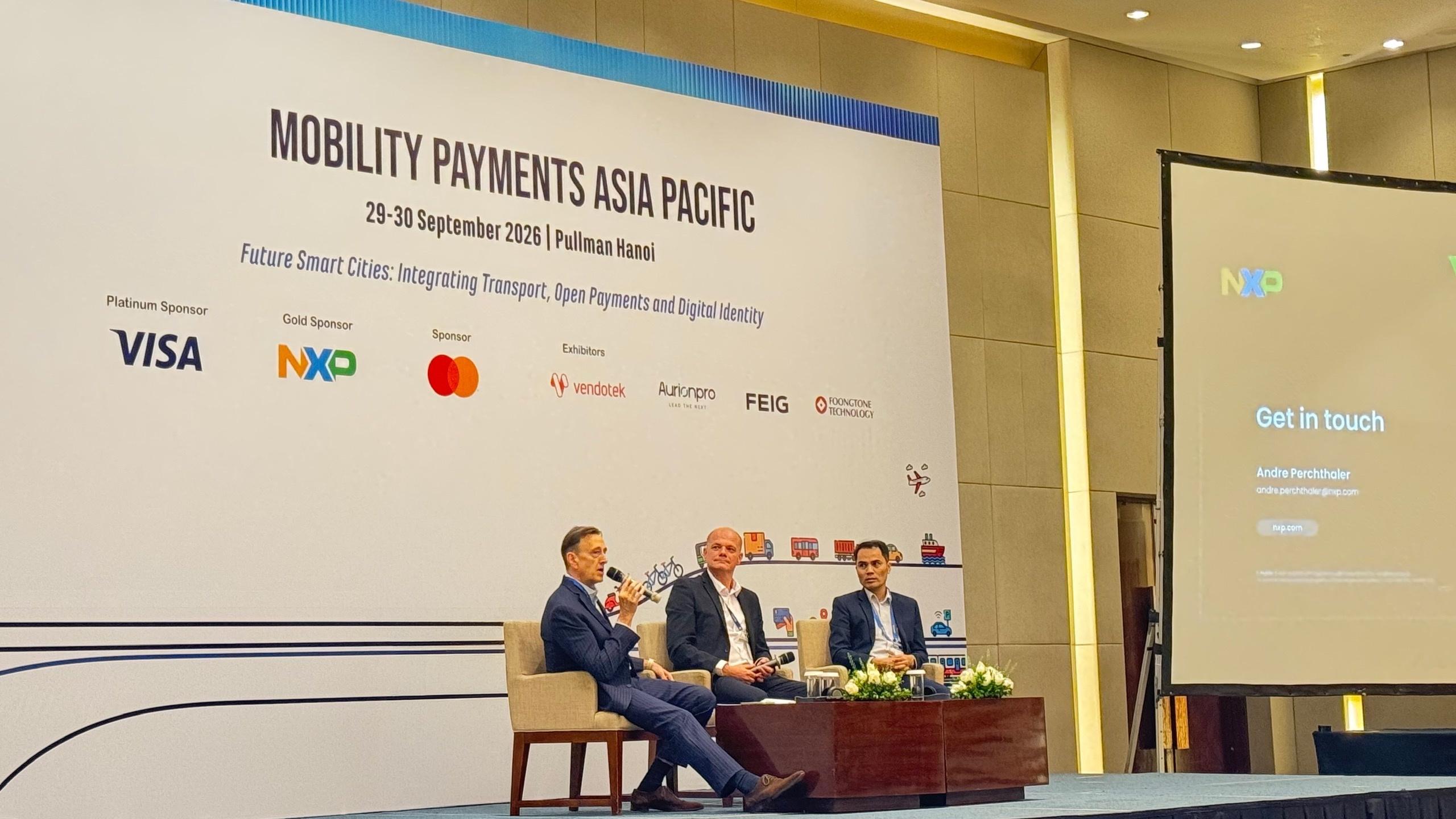  Ông Nguyễn Đăng Thắng, Giám đốc Trung tâm VNPT FinTech, tham gia trao đổi tại Diễn đàn Thanh toán Giao thông châu Á - Thái Bình Dương 2026.