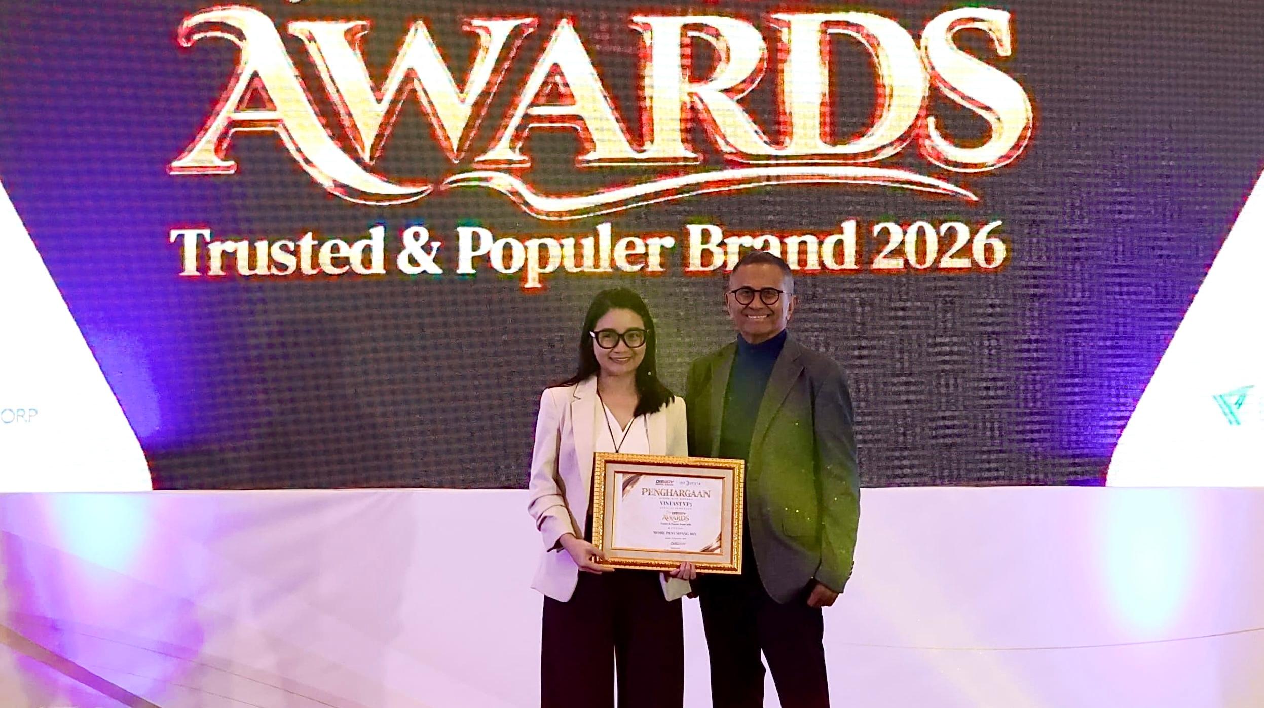 VinFast VF 3 được vinh danh tại Disway Awards 2026.