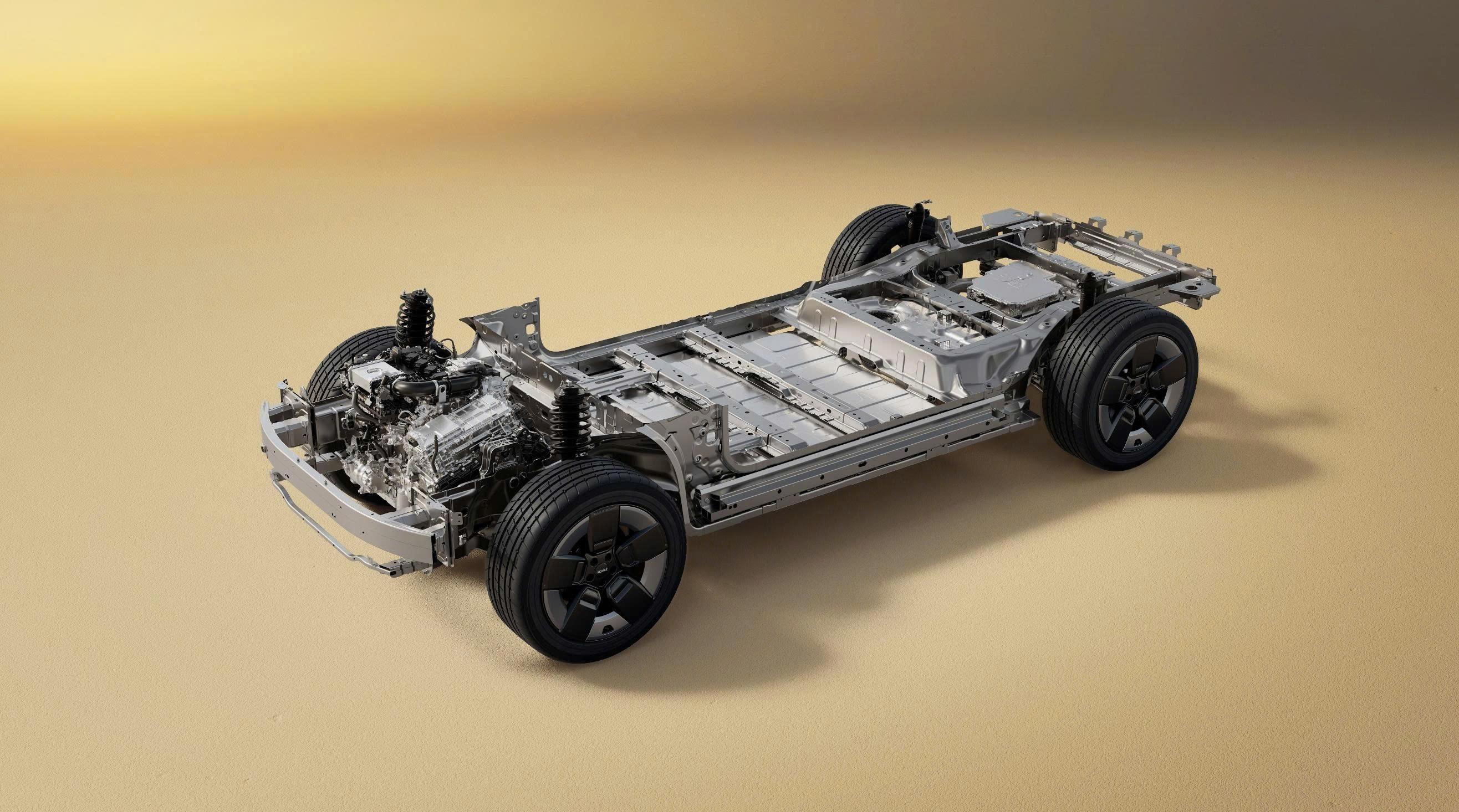 Xe REEV của iCAUR có thể di chuyển thuần điện lên đến hơn 100 km. 