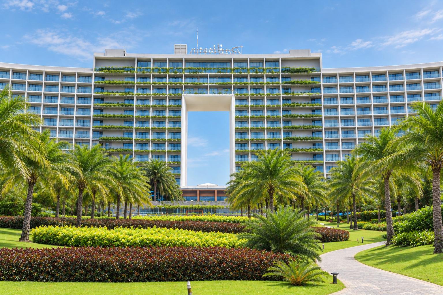 Resort đặt mục tiêu tăng cường 16% diện tích mảng xanh trong năm 2026.