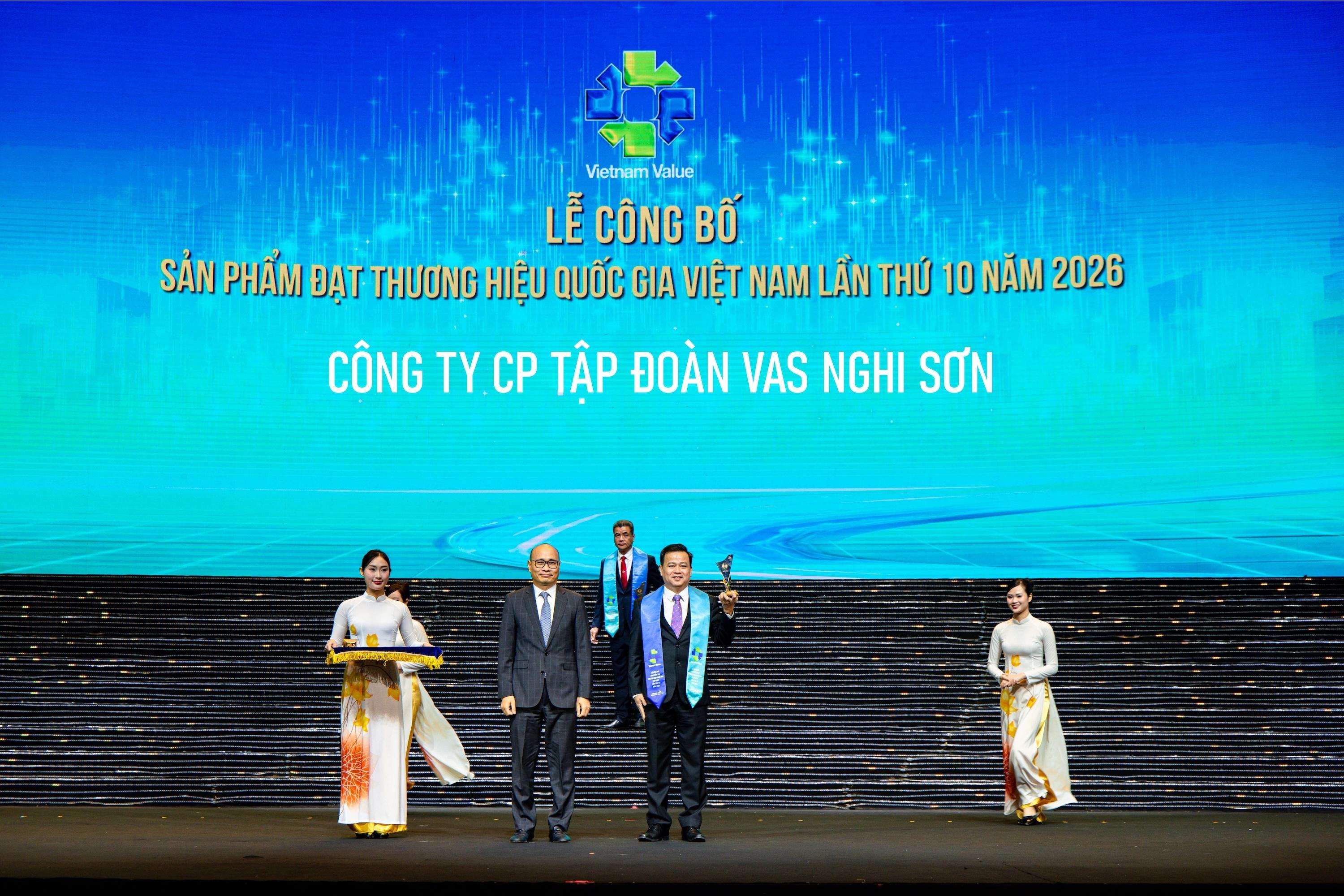  VAS tự hào được vinh danh “Thương hiệu Quốc gia Việt Nam” 3 kỳ liên tiếp.