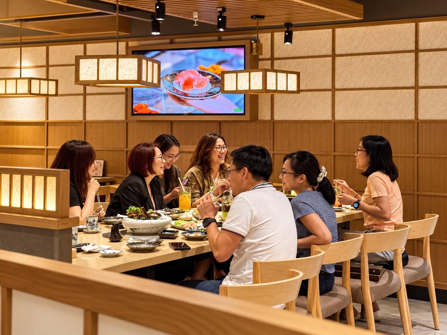  Những bữa ăn ấm cúng trở thành dịp để gia đình, đồng nghiệp và bạn bè quây quần bên nhau.