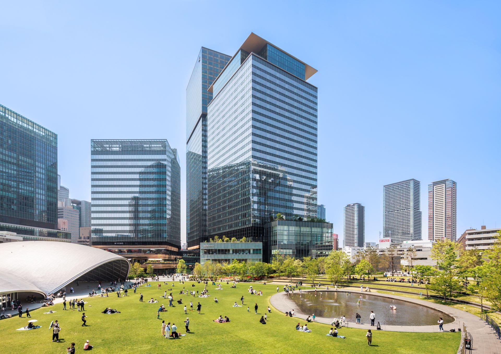 Grand Green Osaka là một trong những biểu tượng phát triển đô thị lấy cư dân làm trọng tâm của Hankyu Hanshin Properties tại Nhật Bản.