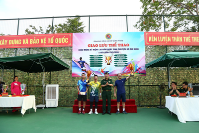 Tổng cục Công nghiệp Quốc phòng giao lưu thể thao