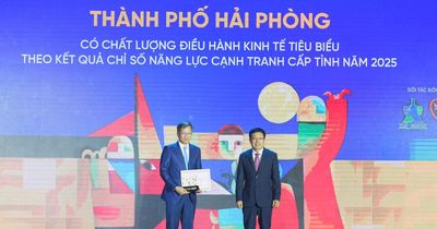 Hải Phòng tiếp tục nằm trong nhóm dẫn đầu cả nước về chất lượng điều hành kinh tế