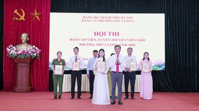 Hội thi báo cáo viên giỏi lan tỏa nghị quyết của Đảng tại phường Phú Lương