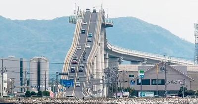 Cây cầu 'điên rồ' nhất Nhật Bản gây tranh luận xôn xao trên mạng xã hội