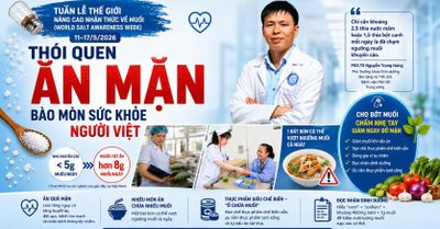 Chuyên gia cảnh báo thói quen ăn mặn bào mòn sức khỏe người Việt