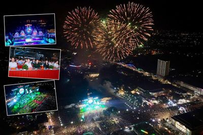 Mãn nhãn đại tiệc ánh sáng trong đêm khai mạc Mùa du lịch Thái Nguyên 2026