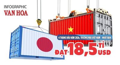 Thương mại Việt - Nhật cán mốc 18,5 tỉ USD, Việt Nam xuất siêu hơn nửa tỉ USD