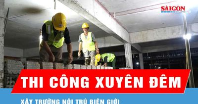 Xuyên đêm xây trường nội trú biên giới