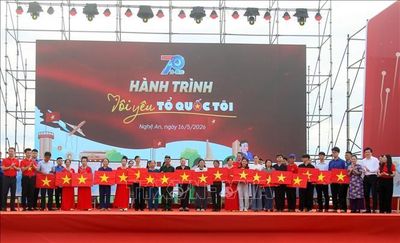Khởi động 'Hành trình Tôi yêu Tổ quốc tôi' năm 2026
