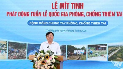 Phát động Tuần lễ Quốc gia phòng, chống thiên tai năm 2026
