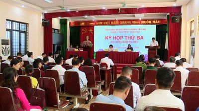 HĐND phường Tây Mỗ tổ chức kỳ họp thứ 3