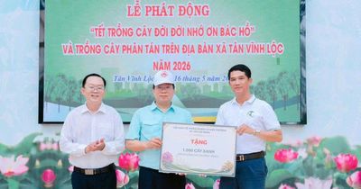 TP HCM: Xã Tân Vĩnh Lộc triển khai Tết trồng cây 'Đời đời nhớ ơn Bác Hồ'