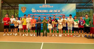 Sôi nổi Giải Pickleball lực lượng Cảnh sát kinh tế năm 2026
