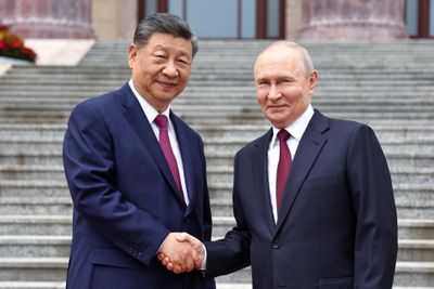 Toàn cảnh lễ đón chính thức Tổng thống Nga Vladimir Putin tại Bắc Kinh