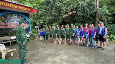 Đồn Biên phòng Đàm Thủy khẩn trương khắc phục hậu quả mưa lũ tại động Ngườm Ngao