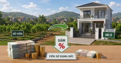 Giảm tiền sử dụng đất khi chuyển từ đất vườn sang đất ở: 3 trường hợp được áp dụng