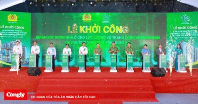 Khởi công dự án nhà ở xã hội cho lực lượng Công an
