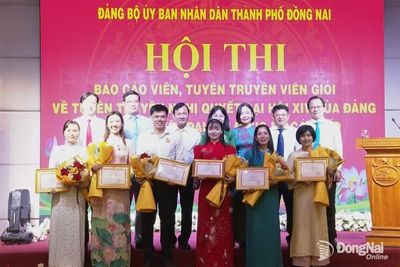 Đảng ủy UBND thành phố Đồng Nai tổ chức hội thi báo cáo viên, tuyên truyền viên giỏi năm 2026